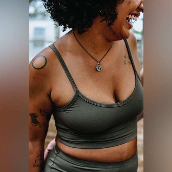 Sloomb Raven Lark Cami bra top, size M - Picture 2 of 7